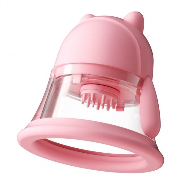 MizzZee - Kissing Bear Licking Sucking Breast Cup (Chargeable - Pink)